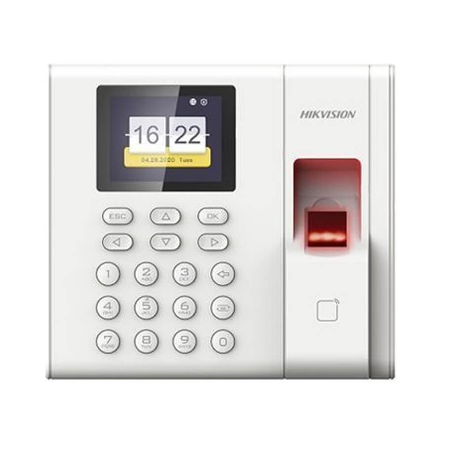 Máy chấm công vân tay, thẻ HIKVISION DS-K1A8503MF